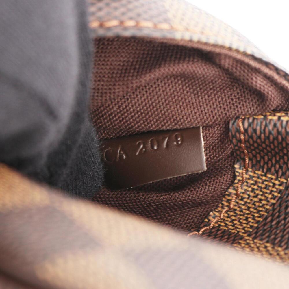 LOUIS VUITTON Authentic Brown Damier Leather Pochette Fanny Pack - Picture 5 of 9